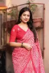 Tew Cotton Linen Printed Saree Collections